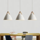 Axya LED Pendant Lights: Aluminum Shade Suspension for Home Dining Room Decor