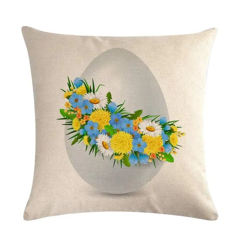 Spring Chrysanthemum Cushion Cover 45x45cm by Axyaa