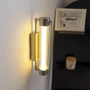 Axyaa Glass Wall Lamp in Sand Nickel Finish - Creative and Simple Glass Design
