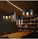 Axyaa Retro Glass LED Pendant Chandelier for Bedroom Dining Room Bar Restaurant