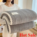 Axyaa Winter King Size Plaid Throw Blanket - Cozy Home Comforter