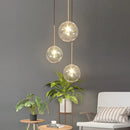 Luxury Glass Ball Chandelier Light by Axyaa: Modern Living Room Bedroom Decor Dining Pendant Lamp