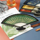 Axyaa Ceramic Sushi Snack Plate Hand-painted Japanese Fan-shaped Dumpling Dish