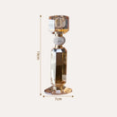 Axyaa Crystal Candlestick Nordic Light Luxury for Dining Table and Wedding Party