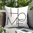 Axyaa Home Printed Pillow Covers, 18x18 Inch - Black & White, Zipper Closure