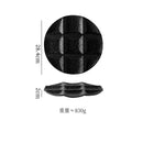 Axyaa Stone Patterned Ceramic Dessert Plate Set - Nine Grid Molecular Cuisine Tableware