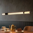 Axyaa Long Glass Pendant Lamp: Minimalist Nordic Style for Dining, Office, or Coffee Shop