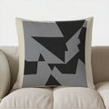 Axyaa Geometric Pattern Square Pillow Cover - Modern Design for Sofa, Bedroom, Car