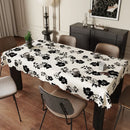 Axyaa Waterproof Oil-Proof Rectangular Dining Table Cloth Luxe High-End Atmosphere