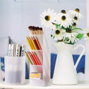 Axyaa Desk Pencil Cup Holder Set for Home Office Organization