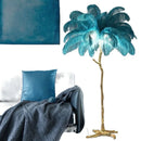 Nordic Feather Floor Lamp by Axyaa: French Retro Atmosphere Light for Living Room