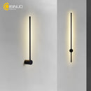 Axyaa Outdoor Wall Sconces Strip IP65 Anti Rust 3000K 4500K 6000K Black Linear Lighting