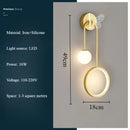 Axyaa Nordic Butterfly Wall Lamp LED Lighting for Restaurant Bedroom Home Decor