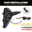 Axyaa LED Daytime Running Lights Turn Signal Fog Lamps for Geely Emgrand EC7 DIHAO Proton S70