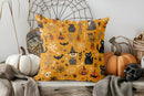 Axyaa Halloween Candy Land Castle Pillow Cover for Sofa, Bedroom, Car
