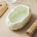 Axyaa Stone Pattern Dan Ceramic Plate Set
