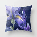 Axyaa Decor Pillowcase: Flower Print Square, Bedroom & Living Room 45x45cm