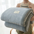 Axyaa Chenille Yarn Knit Blanket: Soft Throw for Couch or Bed