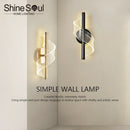 Axyaa Nordic LED Wall Lamp: Modern Indoor Lighting for Home Bedroom, Living Room, Luxurious Decor