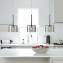 Axyaa Glass Chandelier Pendant Light for Restaurant Bar Modern Nordic Hanging Lighting