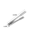 Axyaa Mini Sugar Ice Cube Clip BBQ Tongs - Stainless Steel Kitchen Utensil
