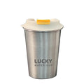 Axyaa Stainless Steel Coffee Mug with Lid - 400ml