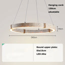 Axyaa Travertine Pendant Chandelier Light for Dinning Room