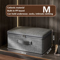 Axyaa Foldable Clothes Storage Box with Zipper - Large Capacity Wardrobe Organizer