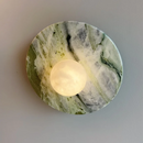 Axyaa Alabaster Wall Sconce: Elegant Marble Ceiling Light Fixture