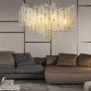 Axyaa Gold Crystal Branch Chandelier: Luxe Money Tree Lighting for Home Décor