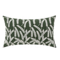 Axyaa Wheat Embroidery Cushion Cover, Soft Cozy Yellow Black Green Pillow Cover