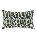 Axyaa Wheat Embroidery Cushion Cover, Soft Cozy Yellow Black Green Pillow Cover