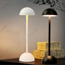 Axyaa Wireless Mushroom Table Lamp: Rechargeable Touch Sensor Night Light