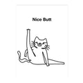 Axyaa Abstract Humour Woman Canvas Print Wall Art Bathroom Decor