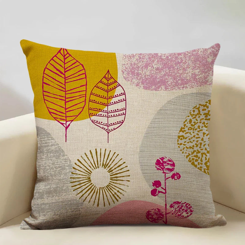 Nordic Style Cotton Tree Of Love Throw Pillow Cover 45x45CM Square Axyaa Brand