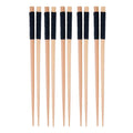 Axyaa Wooden Chopsticks, Natural Wood, Reusable, Eco-Friendly, 22cm, Set of 2/5 Pairs