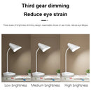 Axyaa Foldable LED Desk Lamp, 3 Levels Dimmable Touch Night Light