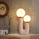 Nordic Glass Ball Table Lamp Green Pink Resin Axyaa Cute Creativity Bedroom Living Room