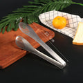 Axyaa Stainless Steel Food Tongs - Multi-Use Nonstick Clamp for Home Kitchen