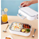 Axyaa Electric Lunch Box: Portable 2 in 1 Car Office Food Warmer & Container