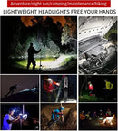 Axya COB LED Rechargeable Headlamp: Waterproof, Bright, Essential Camping Gear