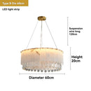Axyaa Marble Crystal Pendant Light for Modern Luxury Bedroom, Villa, and Living Room