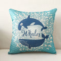 Nordic Cartoon Print Pillow Cover for Axyaa Square Cushion Sofa Decor