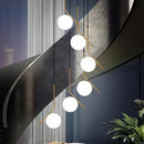 Axyaa Modern Simple Indoor LED Chandelier Ceiling Lamp for Living Room