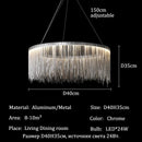 Luxury Chandeliers Lighting Pendant Ceiling Lamp for Living Room - Axyaa Żyrandol