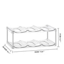 Axyaa Clear Plastic Stackable Bottle Organizer for Kitchen Storage