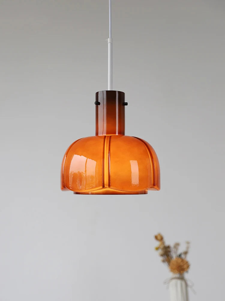 Axya Retro Glass Pendant Light for Restaurant, Cafe, Bar Table.