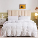 Axyaa Nordic White Duvet Cover Set - Soft King Size Bedding