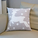 Axyaa Christmas Embroidered Pillowcase - Decorative Sofa Cushion Cover
