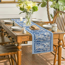Axyaa Floral Horse Chain Table Runner for Kitchen Dining and Party Decor